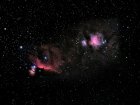 Diverse Emissionsnebel im Sternbild Orion