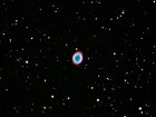 Planetarischer Nebel M 57 (Ringnebel) im Sternbild Leier