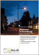 Titel von Effizienz und Lichtemmissionen Straßenbeleuchtung