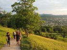 In der Abendsonne auf die Achalm