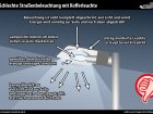 Schlechte Leuchte mit zuviel Streulicht - Wichtige Anmerkungen finden Sie im Bild