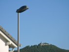 Voll abgeschirmte Stra&szlig;enbeleuchtung