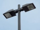 Planfl&auml;chenstrahler als voll abgeschirmte Stra&szlig;enbeleuchtung
