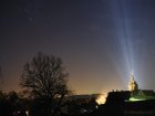 Kloster Bebenhausen bei T&uuml;bingen. Auch hier ist die Lichtlenkung von unten nach oben falsch gew&auml;hlt.