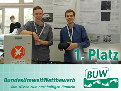 Sternenpark-Projekt mit Antonio Schmusch und Moritz Wolf Platz 1 Bundesumweltwettbewerb 2020
